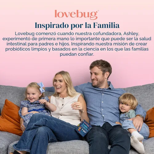 Vista 9 de LOVEBUG Polvo probiótico para niños con fibra prebiótica – Apoyo inmunitario y alivio del estreñimiento – Probióticos orgánicos USDA para la salud
