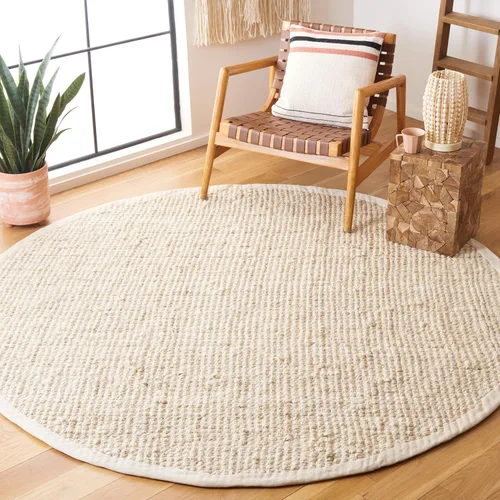 Vista 18 de SAFAVIEH Colección de fibra natural - Alfombra decorativa de yute, 2 x 3 pies, color gris, hecha a mano, ideal para áreas de alto tráfico