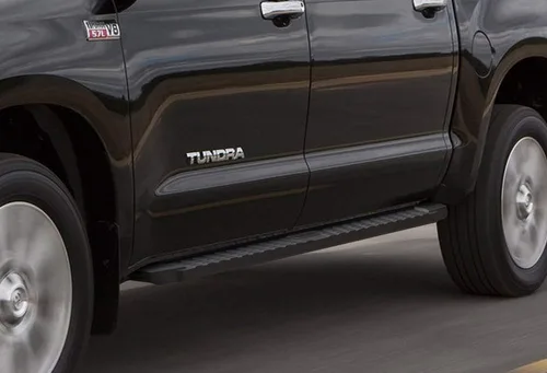 Vista 2 de HD Ridez Estribos de moldeo por soplado compatibles con Toyota Tundra 2007-2021 CrewMax