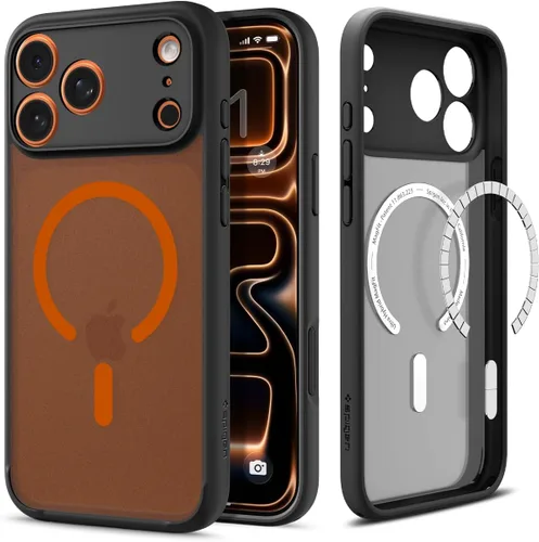 Vista 42 de Spigen Funda para iPhone 13 Mini, ultra híbrida MagFit [antiamarilleo] [compatible con Magsafe] - Transparente