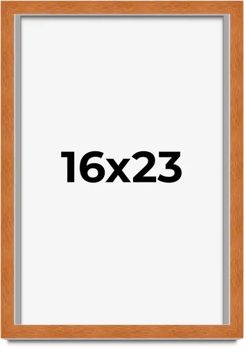 Vista 102 de Marco de 3 x 3 pulgadas de madera maciza de nuez y miel marrón con plexiglás acrílico UV, respaldo de tablero de espuma y accesorios para colgar
