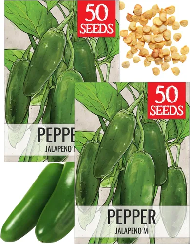 Vista 122 de Seed Needs - Semillas de pimiento arcoíris para plantar verduras, 1 paquete
