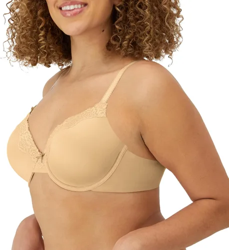Vista 2 de Maidenform Brasier tipo camiseta con aros de cobertura completa Comfort Devotion para mujer