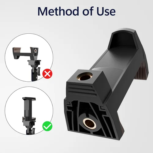Vista 4 de EMART Trípode de teléfono de 63 pulgadas para iPhone y selfie, soporte de trípode ajustable para teléfono celular con control remoto y soporte
