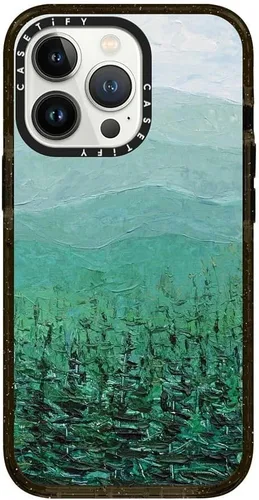 Vista 132 de CASETiFY Funda Impact para iPhone 13 [Protección contra caídas de grado militar 4X de 8.2 pies/Compatible con Magsafe] - #1 Mom - Transparente