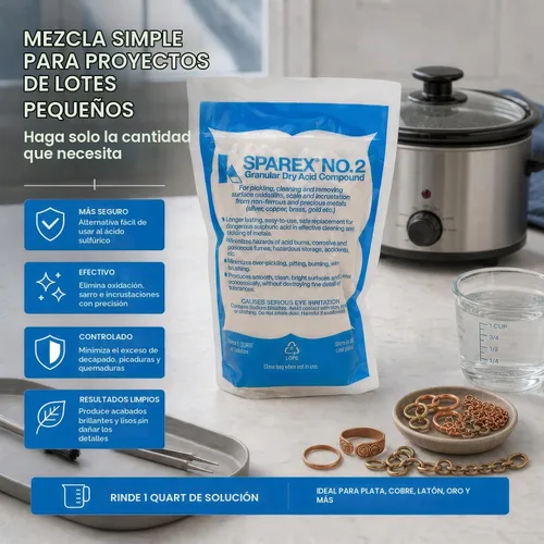 Vista 5 de Sparex Granular Dry Acid Compoud No.2 10 oz.