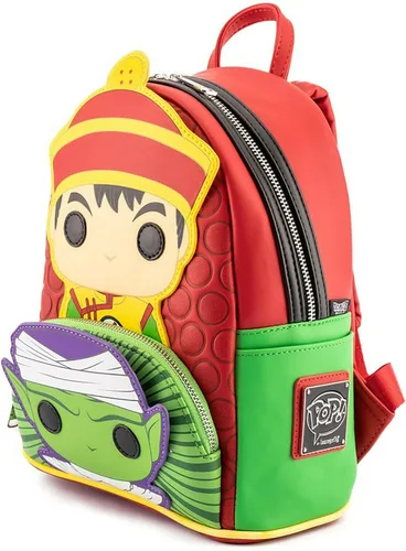 Vista 5 de Loungefly POP Dragon Ball Z Gohan Piccolo - Bolso de hombro con doble correa para mujer