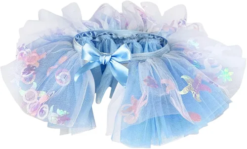 Vista 2 de Conjunto de disfraz de hadas para niñas con alas, tutú de hadas y diadema