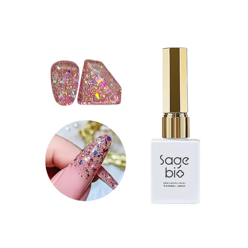 Vista 3 de Hydrogel Ice Skin Glitter Gel Polish Collection Radiate with Energy 01