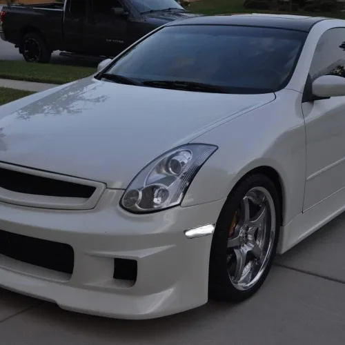 Vista 3 de Luces de posición laterales LED compatibles con G35 2D Coupé 2003-2007 / para Skyline V35 Coupe 2002-2007, lámparas de marcadores laterales de Luces
