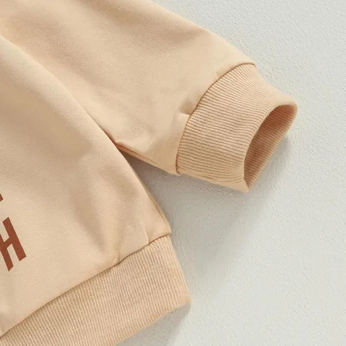 Vista 147 de Disfraz de Halloween para bebé, sudadera de calabaza con cuello redondo, suéter de manga larga, ropa de otoño