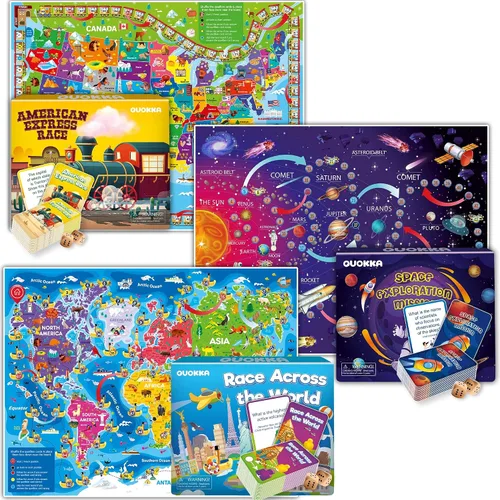 Vista 7 de 3 juegos de mesa de aprendizaje para niños de 8 a 12 años - Tarjetas
