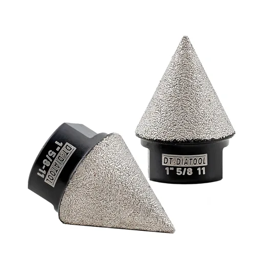 Vista 39 de DT-DIATOOL Brocas biseladas de diamante - Broca de corona de diamante de 4/5 pulgadas x 5/8"-11 rosca para agrandar, recortar, dar forma a agujeros