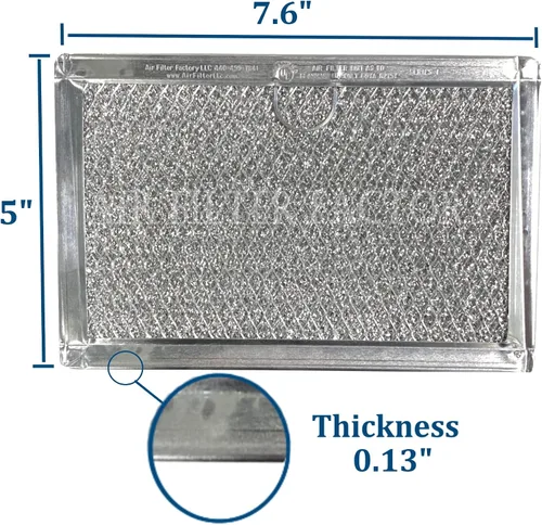 Vista 9 de Filtro de grasa para microondas 5304509444 5304517871 paquete de 2 Frigidaire 5304509444 compatible grease filter 2-pack. Washable 12-layer