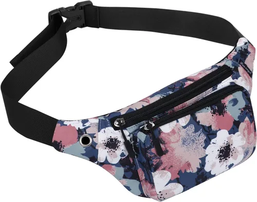 Vista 10 de HUA ANGEL Riñonera cruzada para mujeres y hombres, riñoneras de moda, bolsas cruzadas, cinturón, bolsa de teléfono para viajes deportivos