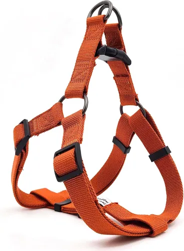 Vista 13 de Arnés de perro ajustable tricolor para perros pequeños y XS - Arnés resistente y fácil de caminar para cachorros, azul y rosa