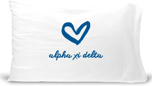 Vista 20 de sockprints Funda de almohada Alpha Chi Omega - Nombre de la hermandad con diseño de corazón. Funda de almohada 100% algodón tamaño estándar 20 x 30