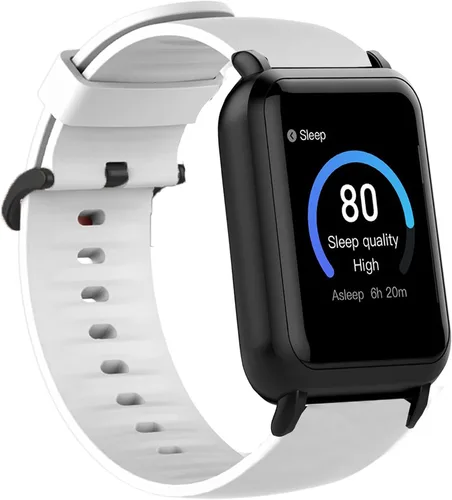 Vista 5 de Lamshaw Compatible con 3Plus Vibe Plus Band, correa de silicona de repuesto suave con hebilla de acero inoxidable para compatible con 3Plus Vibe