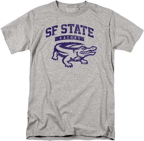 Vista 110 de LOGOVISION Official Collegiate One Color Distressed Logo Short Sleeve for Men & Women T Shirt Collection 3