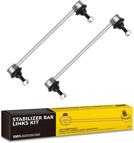 Vista 13 de TOVASTY 2 piezas eslabones de barra estabilizadora compatibles con Chevy Silverado 1500 2007-2016, Avalanche 07-13, Suburban 15-16, compatibles