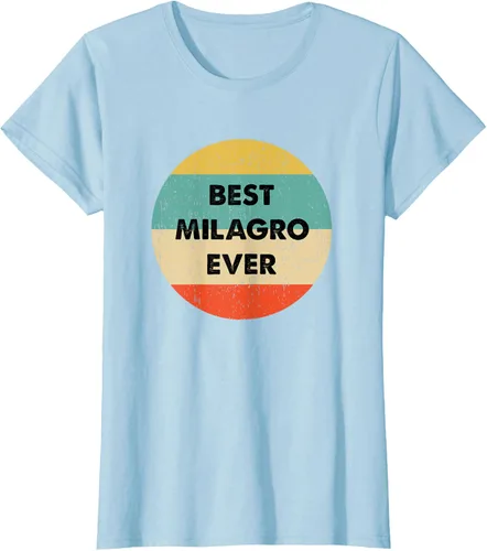 Vista 22 de Camiseta Milagro Name, Negro