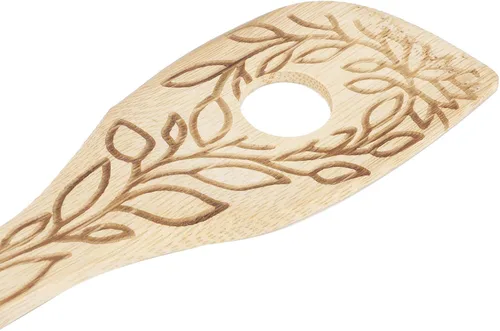 Vista 7 de Juego de 5 cucharas para tallar, cucharas de madera quemadas, cucharas de madera, kit de utensilios de cocina para cocina