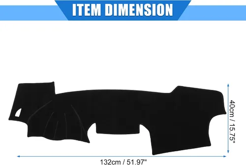 Vista 6 de Cubiertas de salpicadero para Toyota RAV4 2007-2012 actualización de poliéster para consola central de automóvil, cubierta interior de tablero