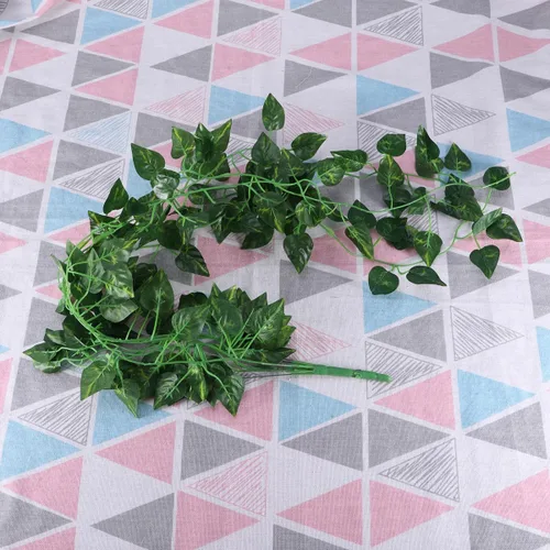 Vista 9 de Garneck Plantas suculentas, hojas falsas, hojas falsas, verdes para colgar en la pared, plantas colgantes artificiales, Scindapsus falsas, boda