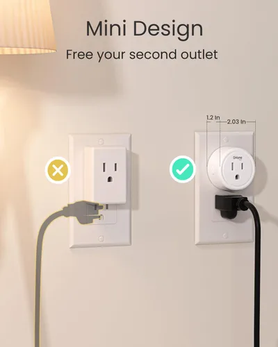 Vista 7 de GHome Smart Enchufe inteligente WiFi 5G 15A compatible con Alexa y Google Home, temporizador de salida, temporizador de salida WiFi para el hogar