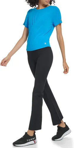 Vista 4 de Tommy Hilfiger Legging de compresión para mujer con estampado de rayas globales reflectantes