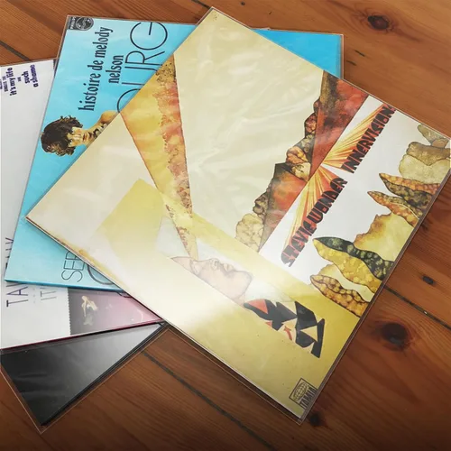 Vista 7 de Cubiertas de álbum de vinilo: Fundas protectoras de disco de vinilo LP de 12 pulgadas Fundas exteriores de discos transparentes y duraderas de 3