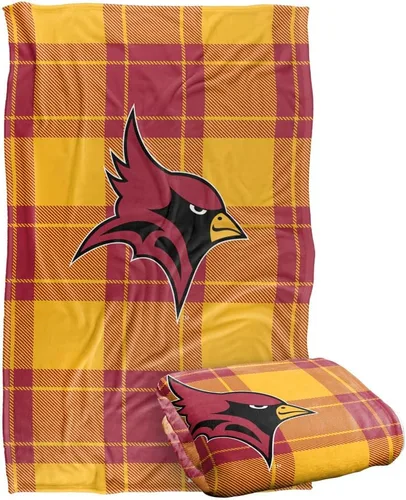 Vista 205 de LOGOVISION St John's University Campus Plaid Spirit Silky Touch Manta súper suave 36 x 58 pulgadas