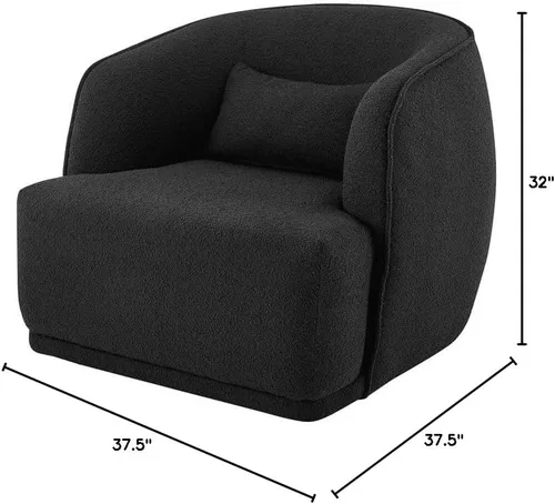 Vista 11 de muebles npd y más Silla giratoria Steward Boucle