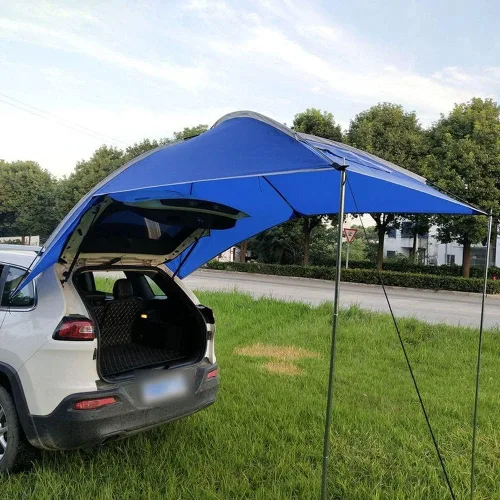 Vista 4 de Tienda de campaña para la puerta trasera del automóvil, toldo para auto, protección solar, impermeable, para SUV, MPV, Hatchback, minivan, camping