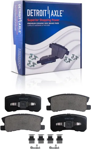 Vista 31 de Detroit Axle - Pastillas de freno para Avalanche Express Suburban Savana Yukon XL 1500 Chevy Tahoe GMC Cadillac Escalade, Pastillas de freno
