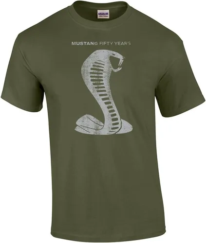 Vista 11 de Ford Camiseta Manga Corta Mustang 50 Años Cobra