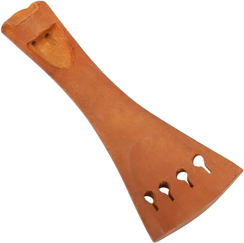 Vista 3 de Accesorios de violín 4/4, kit completo de piezas de madera para violín con soporte para barbilla, clavijas de afinación de corcho