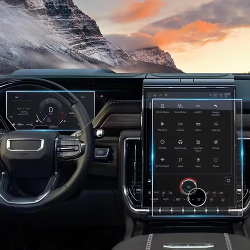 Vista 34 de Protector de pantalla digital de 12.3 pulgadas para GMC Sierra 1500 SLE/Elevation/SLT Nano Film HD Clear 6H Scratchatch, 12.3 pulgadas, cúmulo