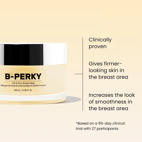 Vista 2 de MAËLYS B-PERKY - Mascarilla para el pecho Lift & Firm - Crema reafirmante sin enjuague para el área de los senos - Tratamiento suavizante del pecho