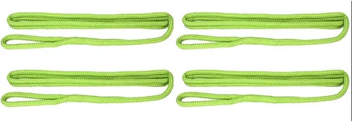 Vista 14 de Extreme Max 3006.2168 BoatTector Premium Línea de Guardabarros de Nailon de Doble Trenza Paquete de Valor de 2 - 3/8" x 6', Negro