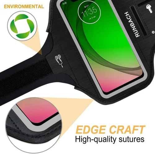 Vista 6 de Brazalete para correr para Motorola G Fast/G Pro/G Stylus/G8/G8 Power/G8 Play/G8 Plus/G7/G7 Power/G7 Play/G7 Plus/E/E6/E6 Plus/Z4, bolsa
