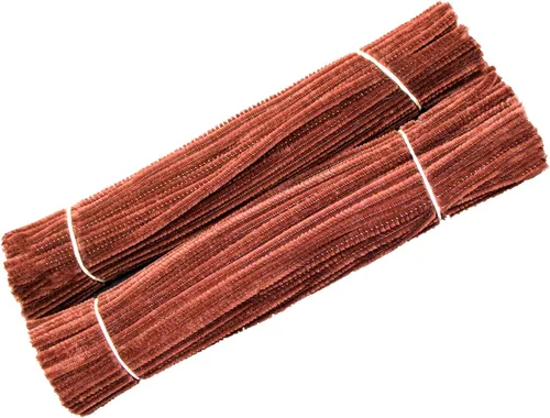 Vista 9 de 200 limpiapipas de felpilla roja para decoración de manualidades (0.236 in x 12 pulgadas)