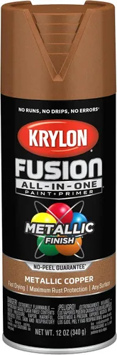 Vista 41 de Krylon Fusion - Pintura en aerosol adhesiva todo en uno para uso en interiores y exteriores, 12 onzas, vidrio de playa