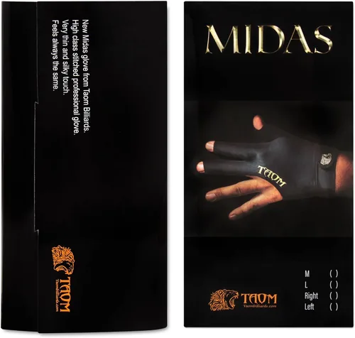 Vista 7 de TAOM Midas Billiard Pool CUE Glove - for Left or Right Hand