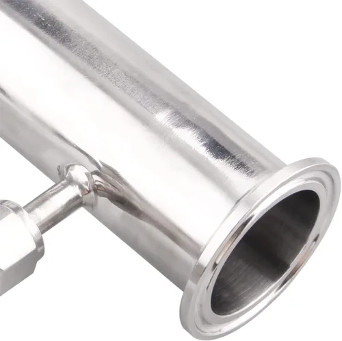 Vista 6 de DERNORD SS304 Sanitaria 1.5 "Tri Clamp Válvula de Seguridad Ajustable de Alivio de Presión con Manómetro