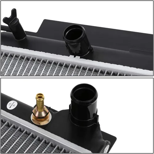 Vista 4 de DNA Motoring DPI 13001 Radiador de núcleo de aluminio de 1 fila Compatible con Scion xB AT 08-15, CU13001 13001 2213163 3387 16400-28600