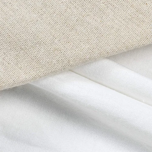 Vista 7 de Cortinas de cocina estilo bohemio, con bolsillo para cortinero, cortinas cortas con botones rústicos, tratamiento de mezcla de algodón campestre