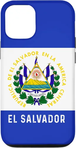 Vista 28 de El Salvador Carcasa de Teléfono Celulares Con Bandera Y Mapa - Carcasa para iPhone 17