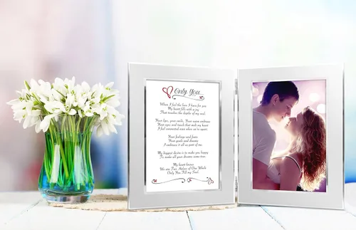 Vista 5 de Mejor San Valentín romántico, para ella, él, esposa, marido, novia, novio, alma gemela, amante. Regalo de cita nocturna. Poema romántico + tu foto