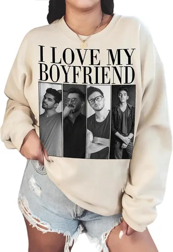 Vista 38 de Sudaderas con capucha personalizadas diseñan el tuyo propio, retrato de camisa de la foto, regalos personalizados para el día de San Valentín